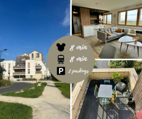 Duplex vue Disneyland , 3 chambres, 2 parkings